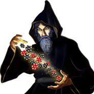 Wizards playing with casino chips